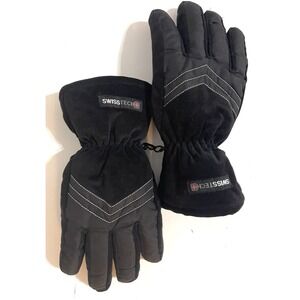 Swiss Tech Mens Black Gloves L/XL